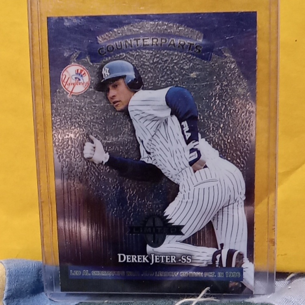 1993 Donruss Counterparts Jeter/Collier in excellent condition